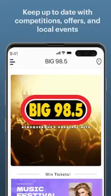 BIG 98.5 Albuquerque android App screenshot 1